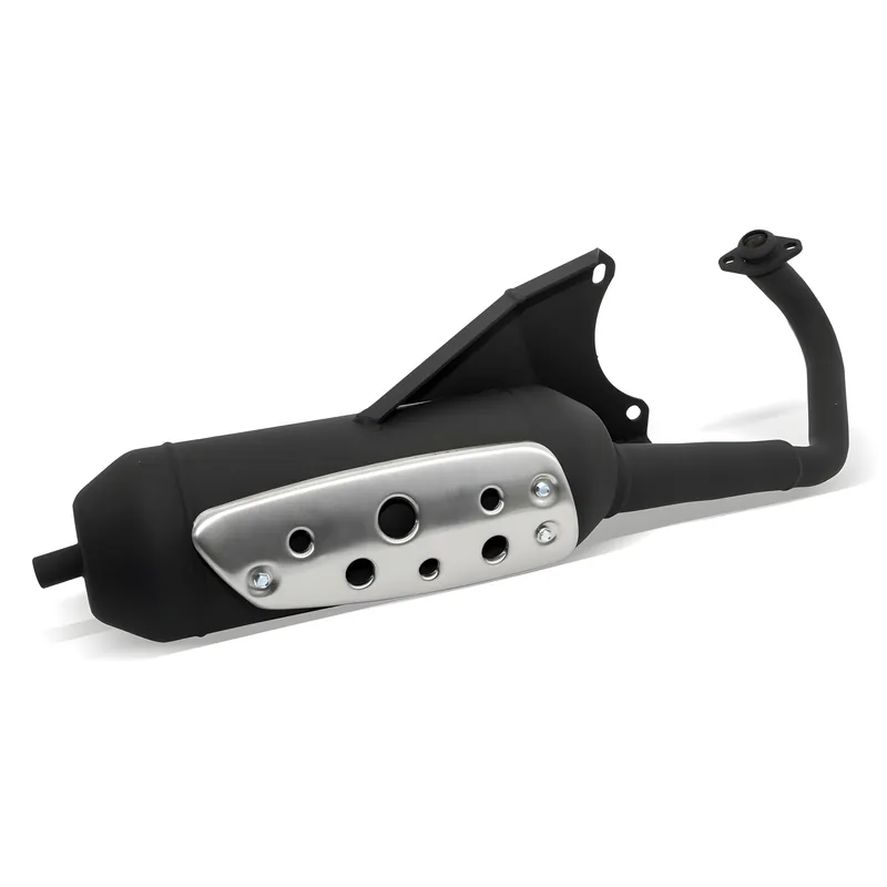 Versand Am Gleichen Tag Auspuff Tecnigas Silent Pro mit Zulassung für Aprilia / Piaggio, Gilera 50ccm 2T (Sfera RST, Vespa LX, Primavera 50 etc)