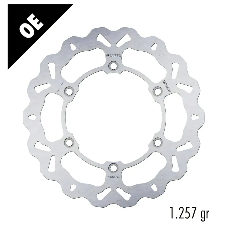 Preiswert Bremsscheibe Galfer DF009W WAVE® mit ECE R90 Zulassung, starr vorne 296x5mm für Honda VT C C2 Shadow C2SA DC Black Widow CB CBF ABS CSA C2B S RS 500 - 900 ccm Bj. 1987 - 2015