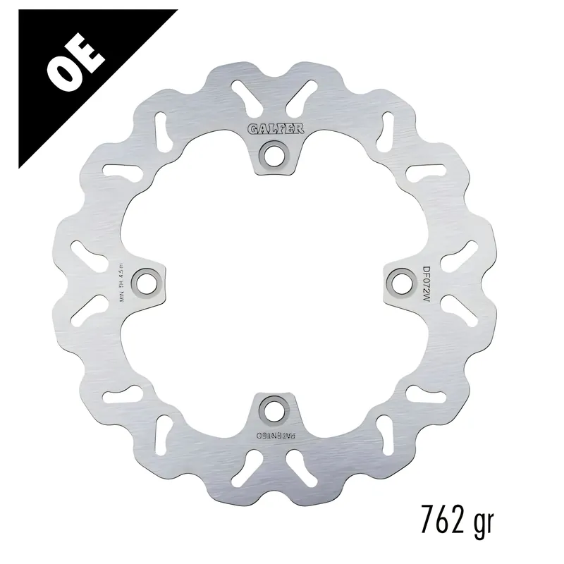 Knallerangebot Bremsscheibe Galfer DF072W WAVE® mit ECE R90 Zulassung, starr hinten 240x5mm für Honda CBF ABS N CB FA Hornet CBR F S 500 - 1000 ccm Bj. 2004 - 2016