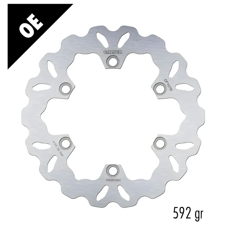 Bremsscheibe Galfer DF157W WAVE® mit ECE R90 Zulassung, starr hinten 230x4mm für Kawasaki KLE KLR Tengai 500 / 650 ccm Bj. 1988 - 2007 Günstig