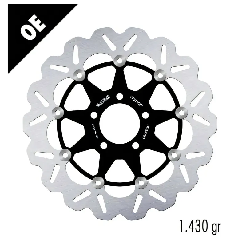 Bremsscheibe Galfer DF314CW WAVE® mit ECE R90 Zulassung, schwimmend vorne 310x5mm (2 benötigt) für Suzuki GS F GSF Bandit RF 400 - 1200 ccm Bj. 1989 - 2011 Meistverkauft