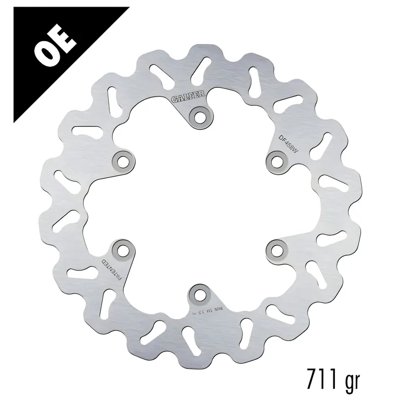 Bremsscheibe Galfer DF458W WAVE® mit ECE R90 Zulassung, starr vorne 245x4,5mm für Italjet Jupiter, MBK Skyliner Yamaha YP Majesty 250 ccm Meistverkauft