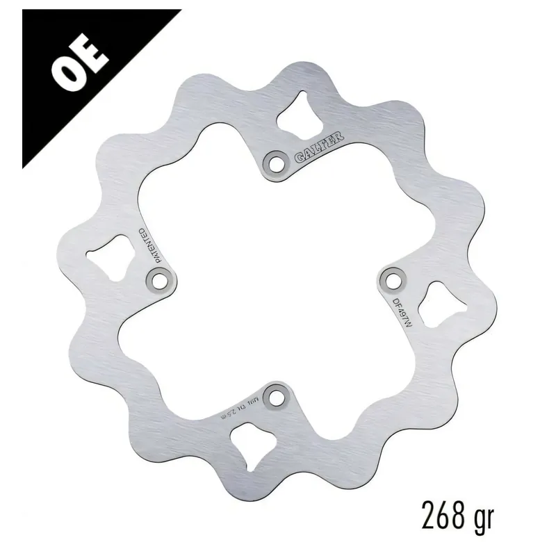 Bremsscheibe Galfer DF497W WAVE® mit ECE R90 Zulassung, starr hinten 190x3mm für Yamaha YZ 65 - 85 ccm Bj. 1993 - 2023 Top-Preis