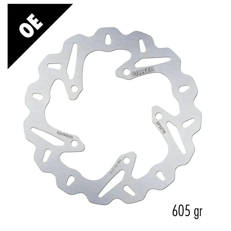 Bremsscheibe Galfer DF527W WAVE® mit ECE R90 Zulassung, starr hinten 230x4mm für Yamaha YZF R MT- ABS 125 ccm Bj. 2008 - 2015 Aktuell