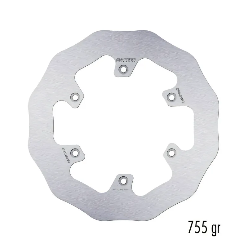Neue Ware Bremsscheibe Galfer DF607WLL WAVE® Racing Solid mit ECE R90 Zulassung, starr hinten 220x5mm für Gas MC F, Husaberg FE Husqvarna FC TC TE KTM Duke EGS EXC Sixdays 85 - 650