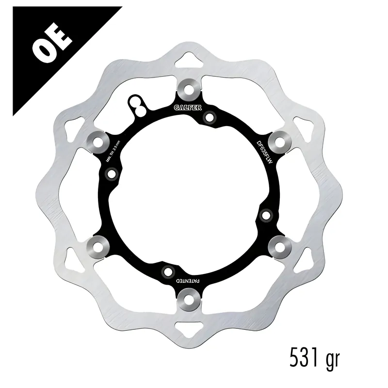 Bremsscheibe Galfer DF635FLW WAVE® mit ECE R90 Zulassung, schwimmend vorne 260x3mm für Beta RR, Husqvarna CR SM S TC TE i WR WRE 125 - 630 ccm Bj. 1998 - 2021 Wochenendangebot