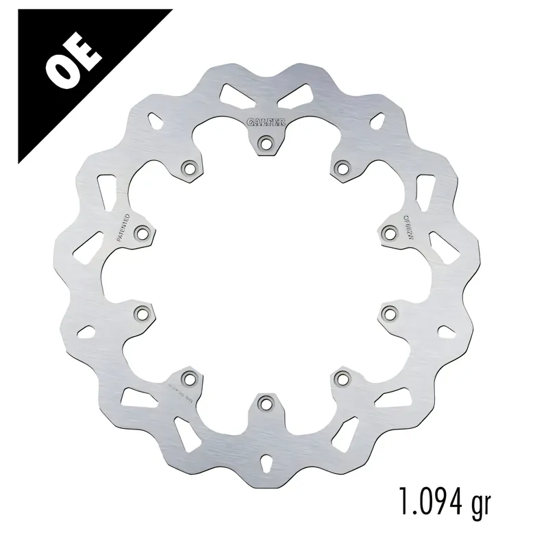 Neu Bremsscheibe Set Galfer 2x DF662W WAVE® mit ECE R90 Zulassung, starr vorne 285x5mm für BMW K 75 C R 100 RT RS LT 750 - 1000 ccm Bj. 1981 - 1996