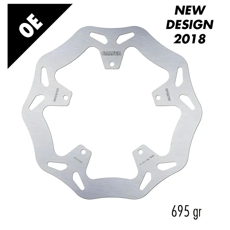 Bremsscheibe Galfer DF667W WAVE® mit ECE R90 Zulassung, starr vorne 260x4mm (2 benötigt) für Gilera Nexus, Piaggio X9 Evolution X7 X8 Street Beverly Carnaby Peugeot Satelis Direkt Vom Hersteller