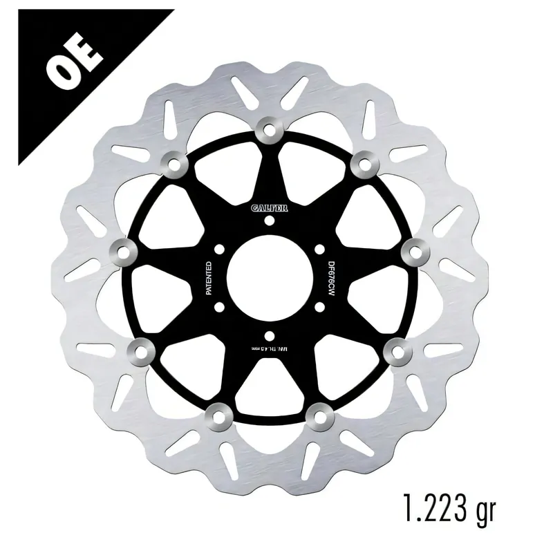 Bremsscheibe Galfer DF676CW WAVE® mit ECE R90 Zulassung, schwimmend vorne 296x5mm (2 benötigt) für Honda GL 1 Gold Wing VFR F V-Tec ABS X Crossrunner XL V Varadero SE 600 Bj. 1992 - 2015 Bestpreis