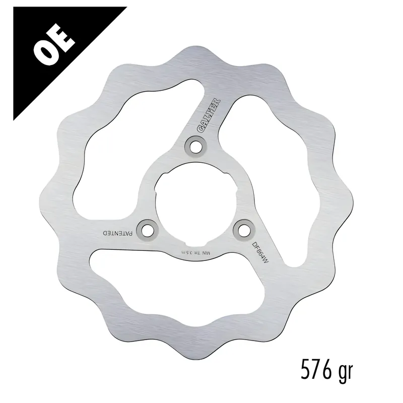 Bremsscheibe Galfer DF864W WAVE® mit ECE R90 Zulassung, starr vorne 226x4mm für Peugeot Elyseo 100 - 150 ccm Bestseller