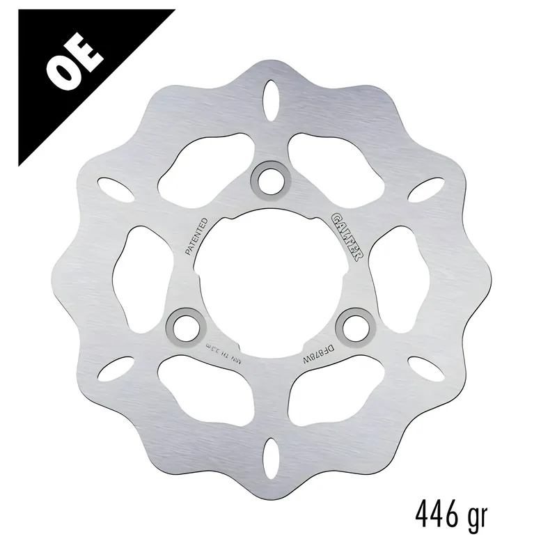 Schneller Versand Bremsscheibe Galfer DF878W WAVE® mit ECE R90 Zulassung, starr hinten 180x4mm für Kymco Dink Street 125 / 150 ccm