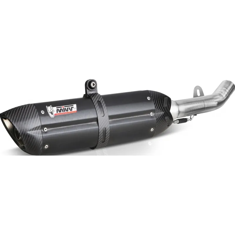 Auspuffanlage Mivv SLIP-ON Edelstahl schwarz Suono Sport für BMW K GT ABS R Sport 1200 ccm Bj. 2005 - 2009 Preisreduziert