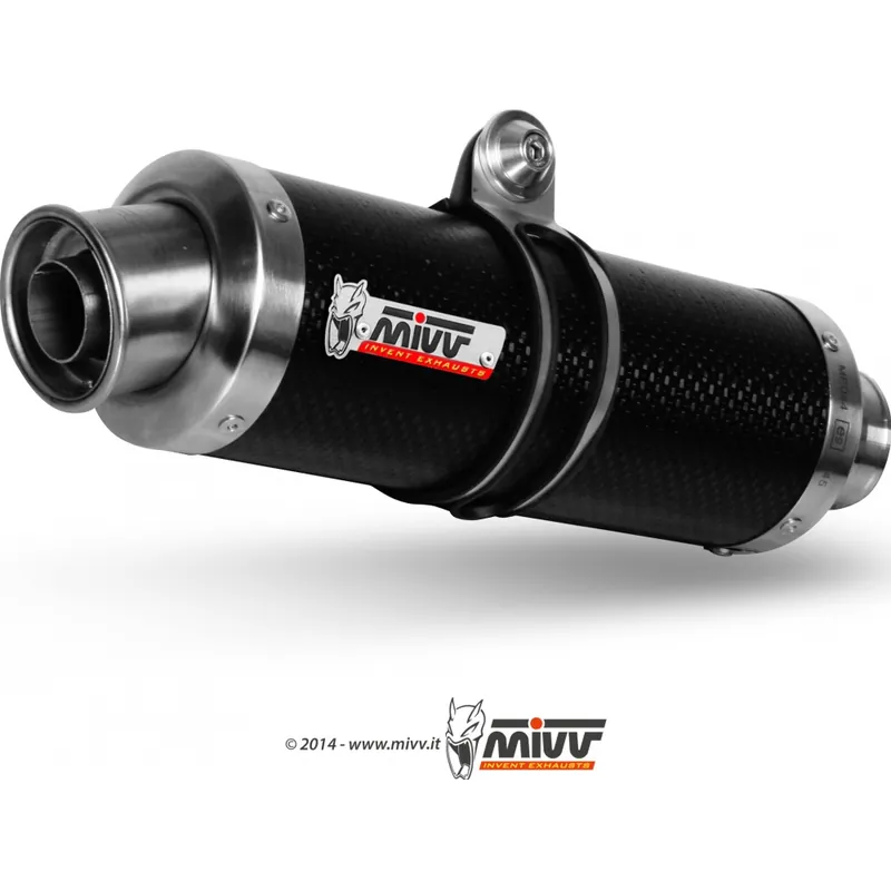 Auspuffanlage Mivv SLIP-ON Carbon GP Sport für Suzuki GSX R 600 / 750 ccm Bj. 2008 - 2010 Top-Angebot