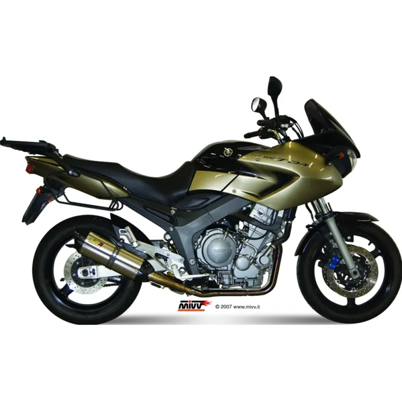 Sale Auspuffanlage Mivv 2 SLIP-ON Edelstahl mit Carbon Kappe Suono Sport für Yamaha TDM 900 ccm Bj. 2002 - 2014
