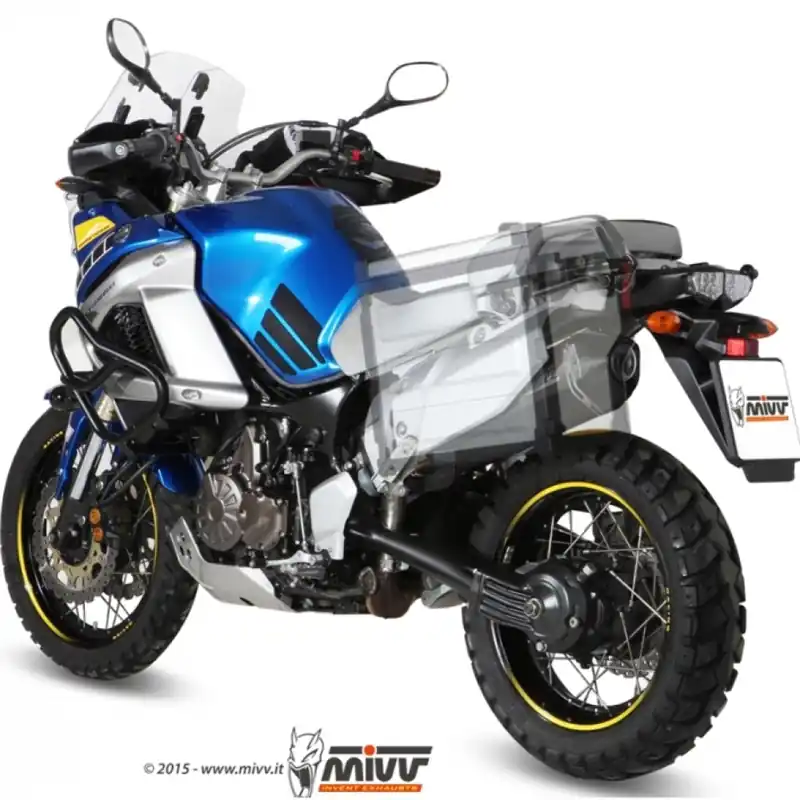 Auspuffanlage Mivv SLIP-ON Edelstahl schwarz Speed Edge Sport für Yamaha XT Z Super Tenere 1200 ccm Bj. 2010 - 2015 Rabatt