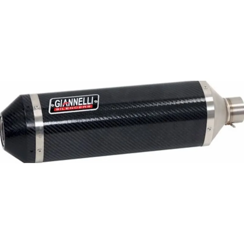 Auspuffanlage Giannelli Ipersport Slip On Carbon mit Carbonkappe mit ABE für Suzuki Geprüft