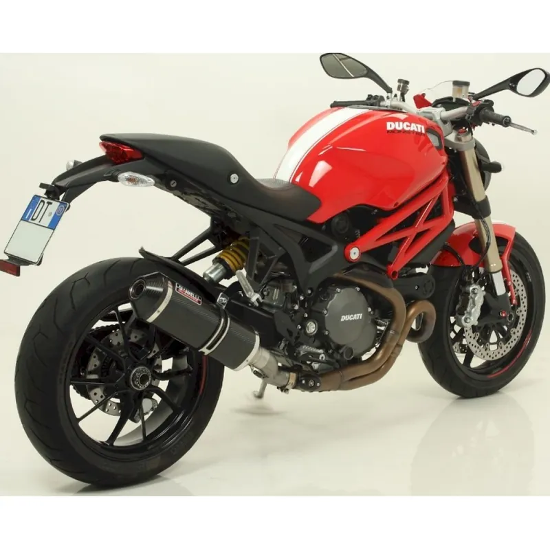 Garantierte Lieferung Auspuffanlage Giannelli Ipersport Slip On Carbon mit Carbonendkappe mit ABE für Ducati