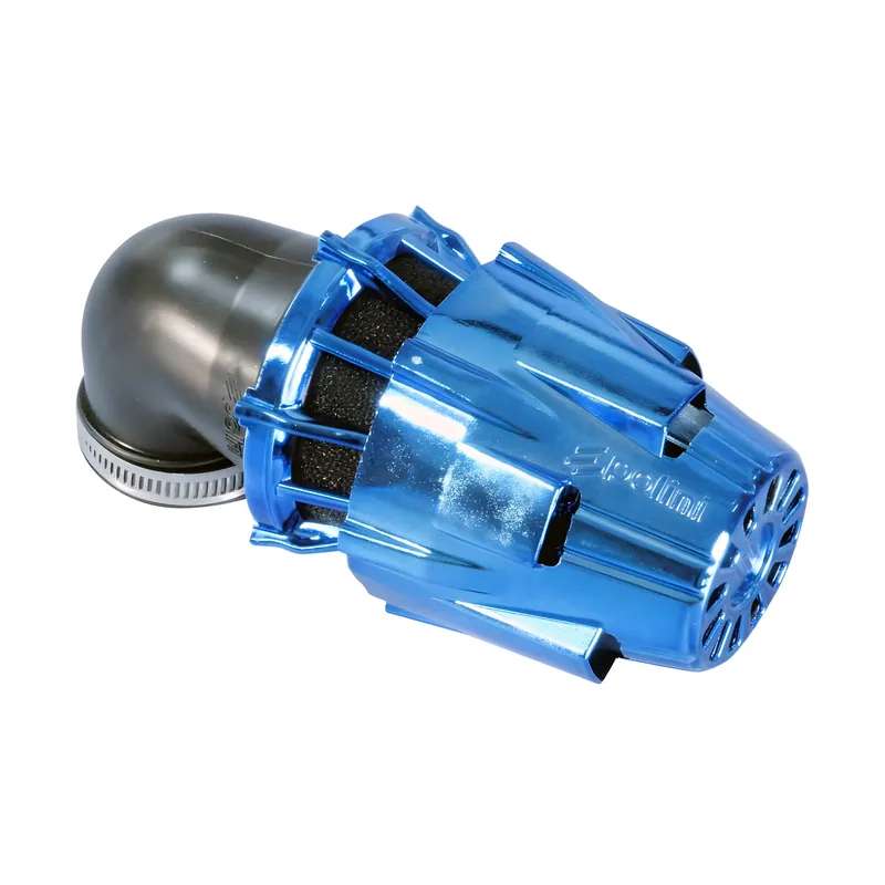 Wochenendangebot Luftfilter Polini Blue Air Box 37mm 90° blau-schwarz