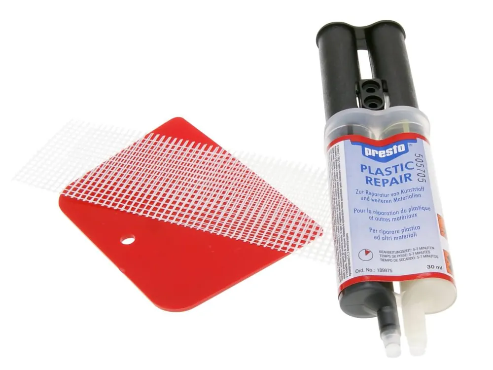 Kunststoff-Reparatur-Set Presto Plastic Repair schwarz 30ml Rabatt