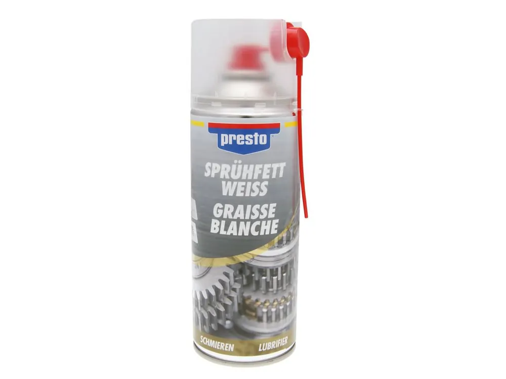 Rabatt Sprühfett Presto weiß 400ml