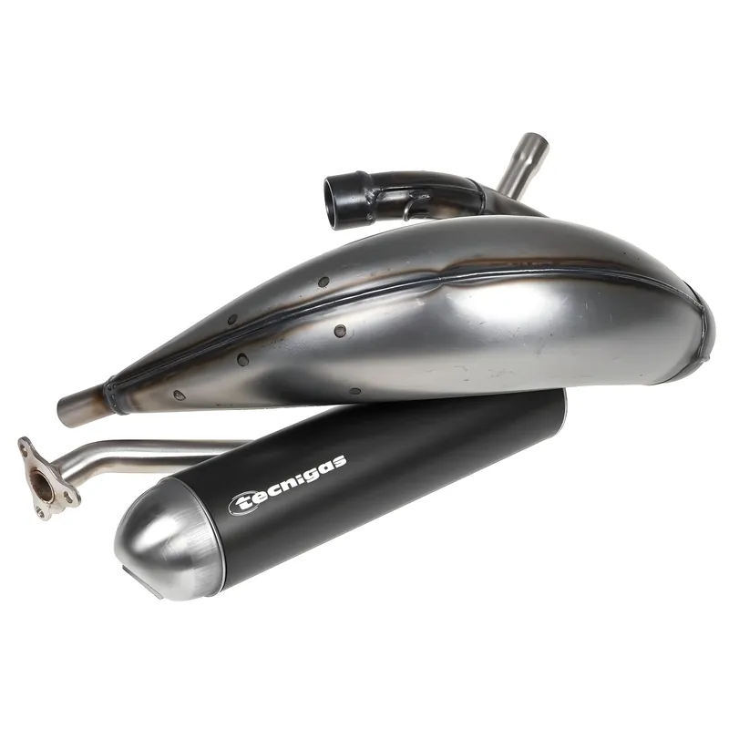 Rabatt Auspuff Tecnigas E-NOX Steel für Aprilia MX50, RX50 -2005