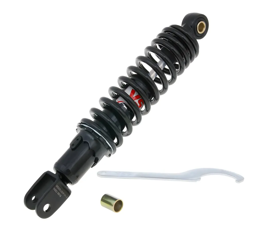 Stoßdämpfer YSS Mono PRO-X 280mm mit ABE für Yamaha Aerox Cat Neos, MBK Nitro ATU / Explorer Race GT Peugeot Vivacity R SV GEO Naked Spin GE Ovetto Neue Kollektion