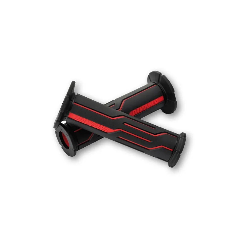 DAYTONA Lenkergriffe GGD-LINE, rot schwarz für 7/8 Zoll Lenker, Länge 123mm Bestpreis