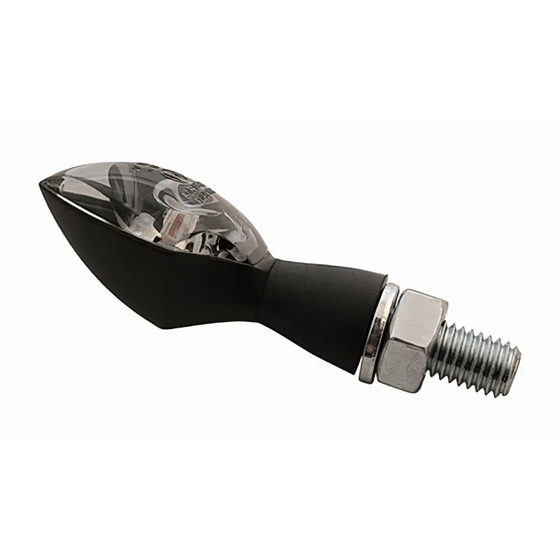 Top-Seller Blinker Highsider Pen Head LED getöntes Glas schwarz