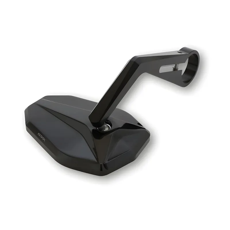 Lenkerendspiegel Highsider pro für Victory Long 117x83mm mit Zulassung, CNC Aluminium schwarz, links / rechts, 1 Stück Knallerangebot