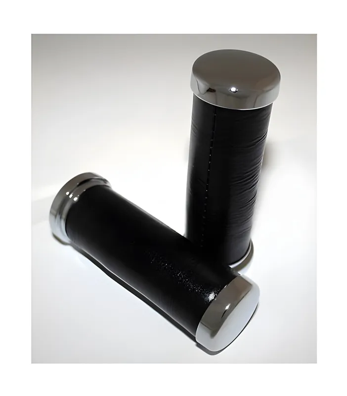 Bestpreis Lenkergriffe Chrom / Leder