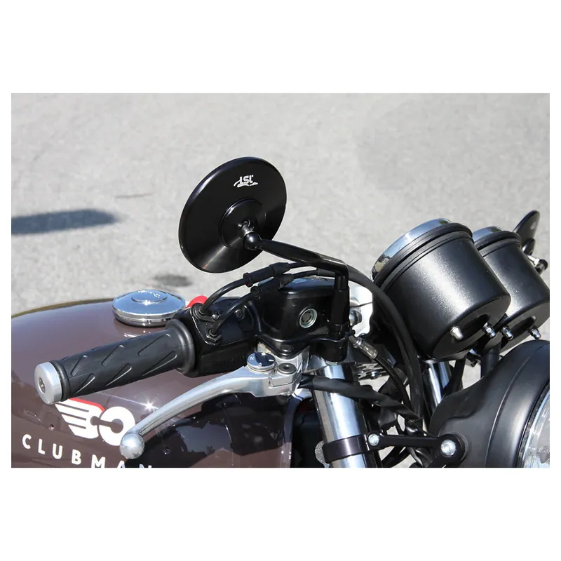 LSL Spiegel Clubman mit LSL Logo Aufdruck, schwarz / rechts Kracherpreis