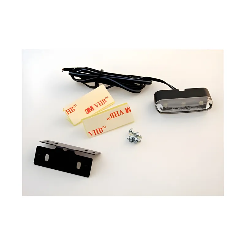 SHIN YO Universal TRI-LED-Standlicht mit Halter und selbstklebender Folie, 12V Zertifiziert