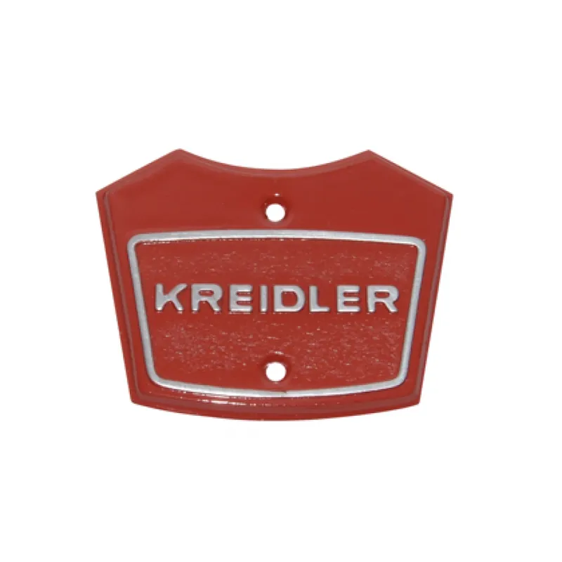 Nur Heute Lenkradabdeckung Scheinwerfergehäuse oben Platte + Logo, rot für Kreidler