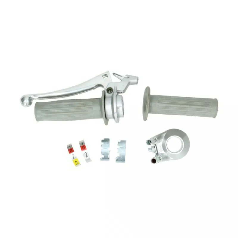 Griffe-Set kpl. 2v 3V für Puch 2v/Sachs/Zündapp3V grau Neue Ware