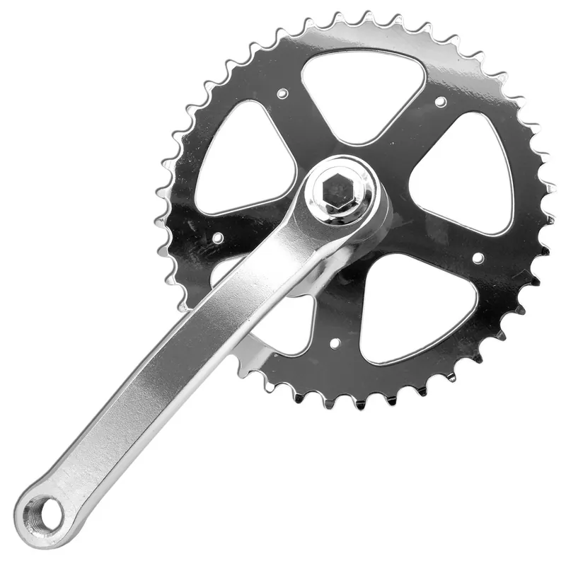 Zertifiziert Kettenrad Garnitur Prowheel 13026 Fahrrad BMX Antrieb Kurbel 40 Zähne 165mm silber
