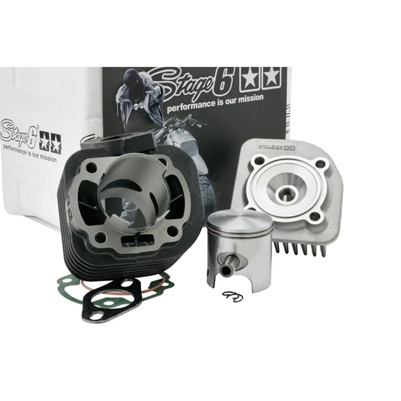 Saisonangebot Zylinderkit Stage6 STREETRACE 70ccm, Guss, d=47mm für Minarelli AC