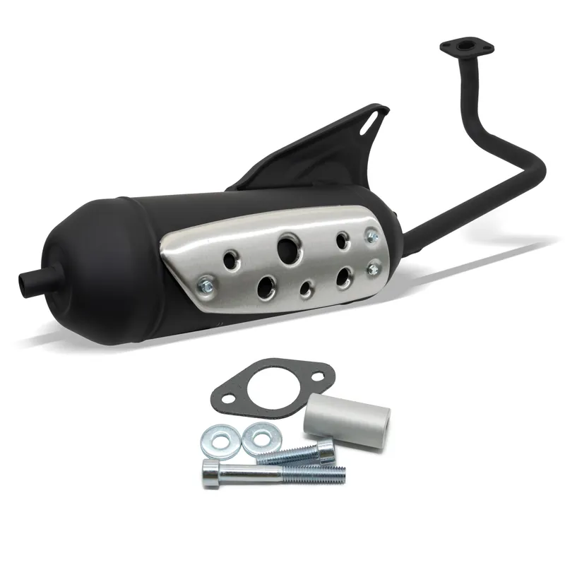 Auspuff Tecnigas Silent Pro mit Zulassung, 4-Takt für Gy6 Motoren Schnäppchen