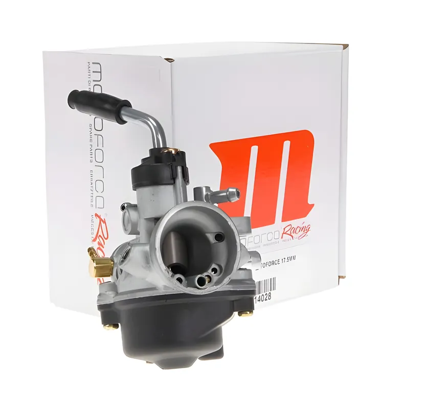 Kracherpreis Vergaser Motoforce Racing, 17,5mm mit E-Choke- Vorrichtung für Piaggio (HD 65, ND 34, Nadel A7)