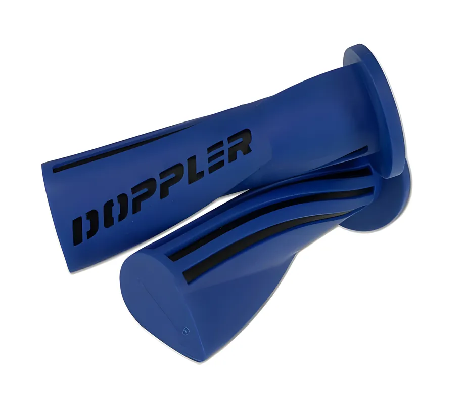 Geprüft Lenkergriffe Doppler Design Concept, blau / schwarz