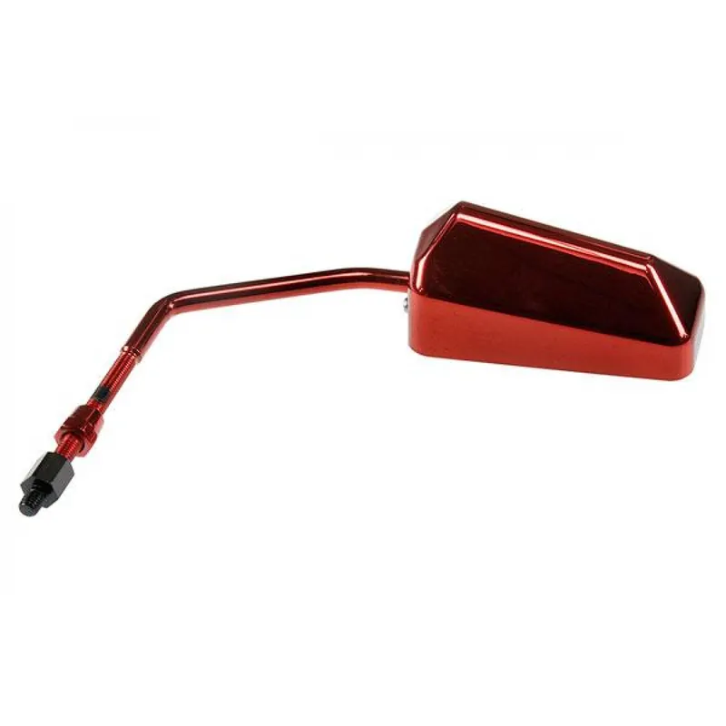 Letzte Chance Spiegel STR8 F1-Style, universal, rot , M8 Gewinde (inkl. Adapter Linksgewinde)