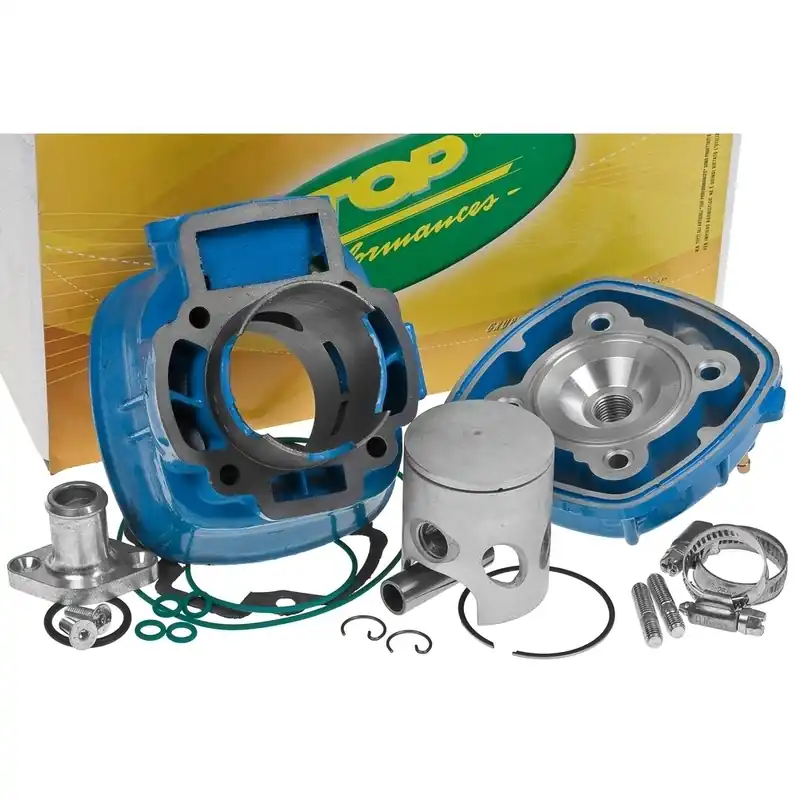 Neue Ware Zylinderkit Top Performances DUE-PLUS 70ccm für Piaggio LC (Langgewinde)