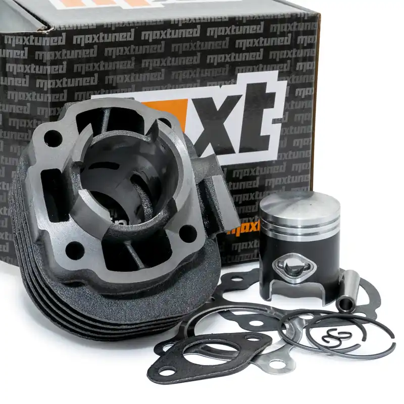 Sofort Bestellen Zylinderkit MXT Standard 50ccm AC 10mm komplett mit Zylinderkopf Kolben Dichtsatz für Minarelli liegend AC / Yamaha, MBK, Aprilia, Malaguti