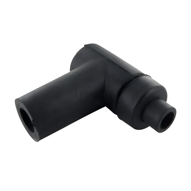 Echt Zündkerzenstecker Motoforce, Gummi, 90°, schwarz