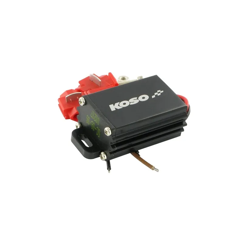 Spannungswandler KOSO Digital, max. 50 Volt, Eingang 12 - 30 Volt AC / DC, Ausgang 12 - 15 Volt DC, Belastbarkeit 6 W für Baja Retro RT, Baotian BT49QT-6A4 Bj. 01 - 2010 Bestseller