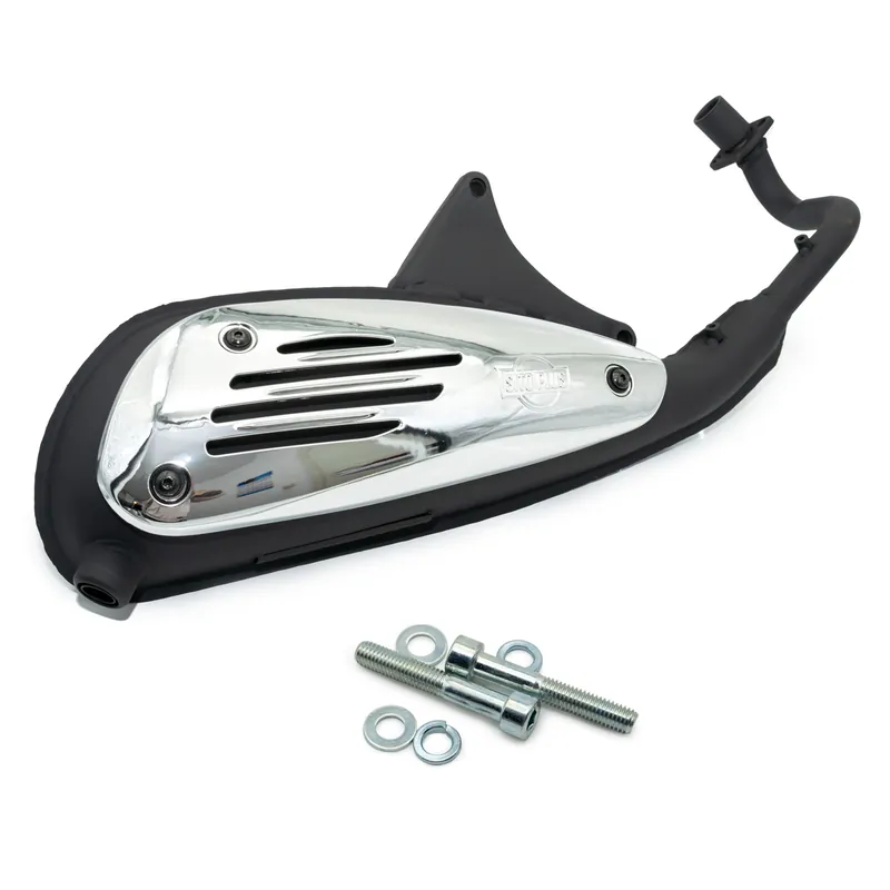 Heißes Angebot Auspuffanlage komplett LeoVince SITOPLUS mit Zulassung, Stahl für Piaggio Fly 125 2005 / Liberty 4-Takt 125 / 200 2006 - 2007 / Liberty 125 2000 / Liberty 125 RST / PTT 2004 - 2006 / Vespa 125 / 150 ET4 1999 - 2002
