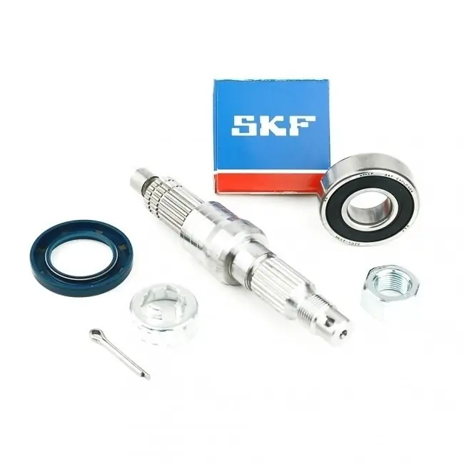 Expressversand Reparaturkit Hinterradwelle für Hexagon / SKR / TPH / 125 - 150 ccm 2T - Radwelle, Wellendichtring, Lager, Mutter & Splint
