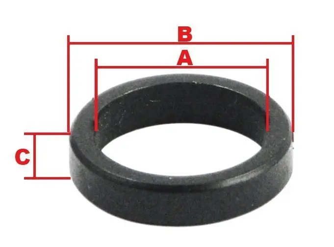 Must-Have Distanzring Drosselring , 20 x 25 x 5 mm für Piaggio, GY6-Motor