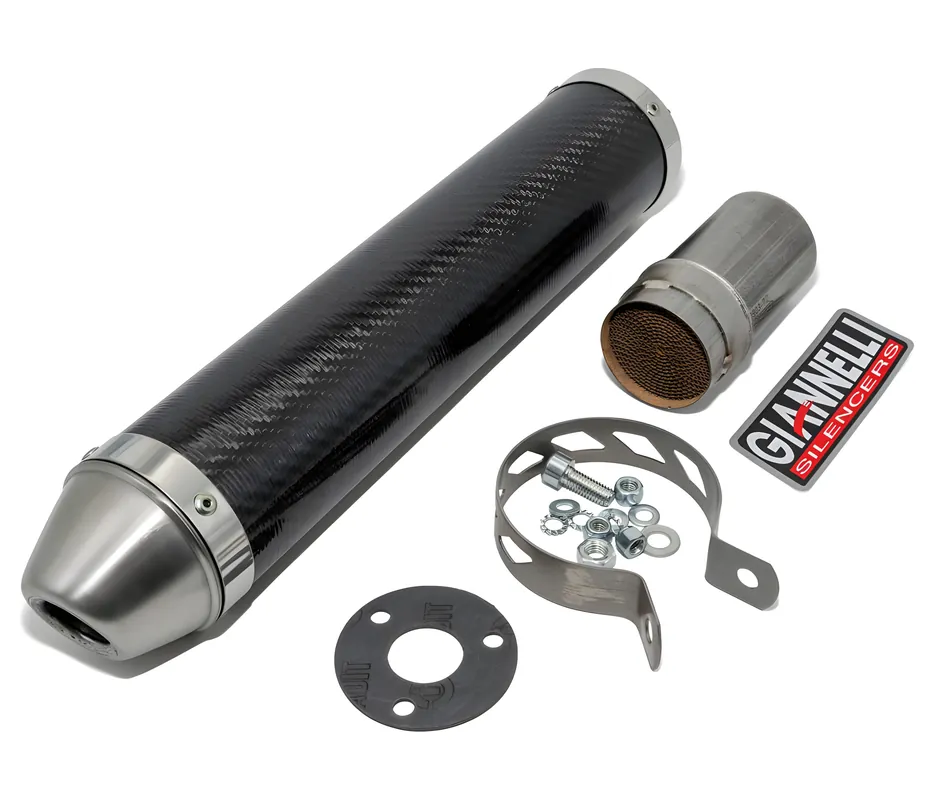 Endschalldämpfer / ESD Giannelli mit ABE für Aprilia RS / Tuono 125 - Carbon Heißes Angebot