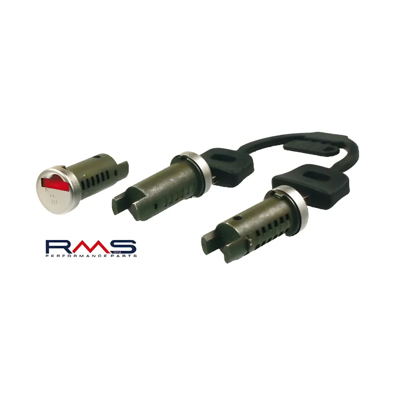 Schlossset Schließzylinder Zündung / Sitzbank / Gepäckfach RMS für Vespa 50 – 200 PK / XL / Plurimatic / Rush / N / PX / Cosa / PXE / Arcobaleno Markenprodukt