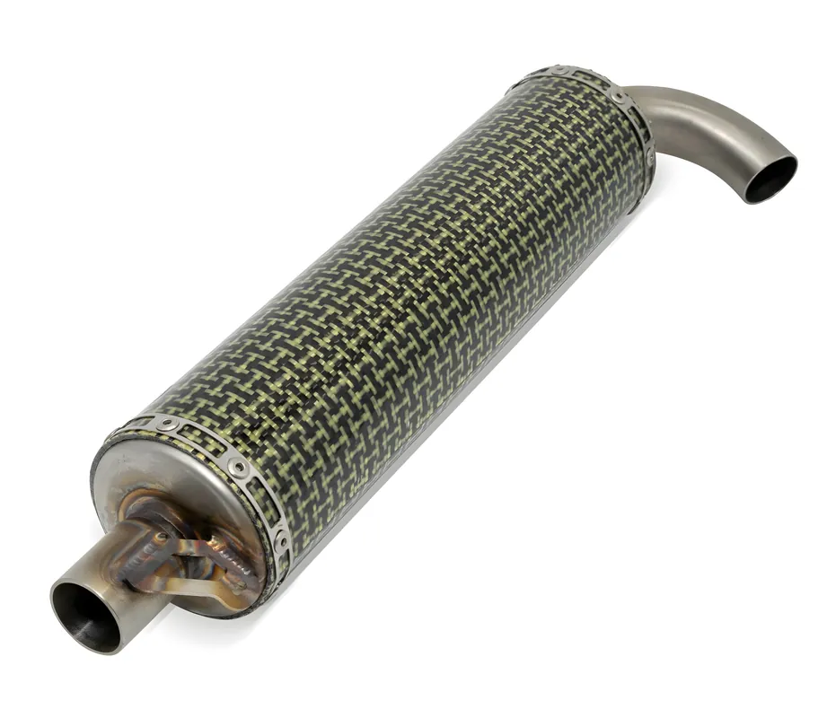 Markenprodukt Endschalldämpfer Yasuni Scooter, Carbon für Carrera 30, Yamaha Aerox Cat, Piaggio Typhoon Peugeot Speedfight 2 LC AC Gilera Runner Aprilia